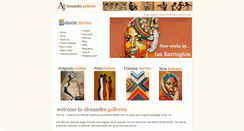 Desktop Screenshot of alexandragalleries.com